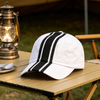 Custom Black And White Striped Baseball Cap High Quality Simple And Casual Fashion Sports Golf Hat
