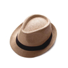 Custom Classic Wide Brim Straw Cap Fashion Vintage Gentleman's Hat Summer Beach Hiking Hats