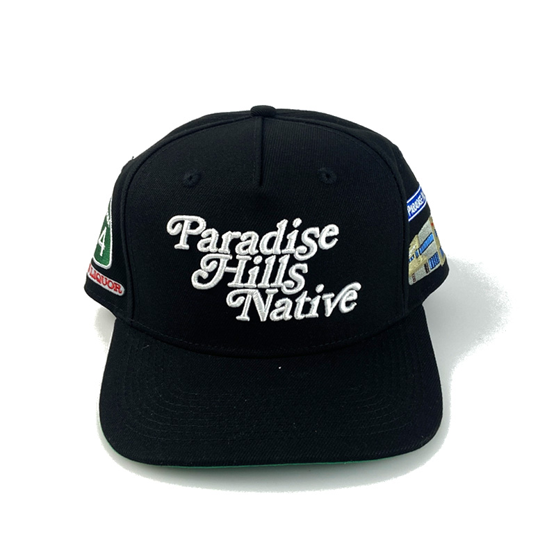 Factory Wholesale 5 Panel Letter Embroidery Snapback Cap Classic Fashion Sports Flat Brim Hat Caps