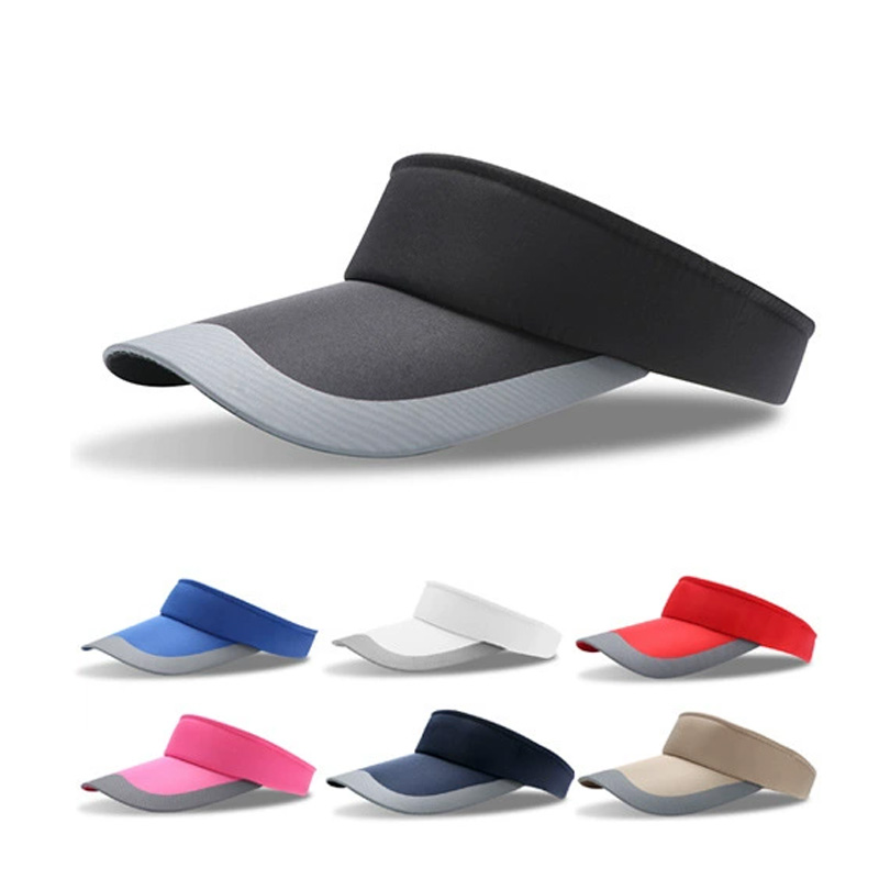 Custom Summer Outdoor Sports Sun Visor Hat Cotton Marathon Running Multi-Color Sun Hats