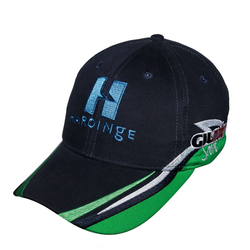 Wholesale Racing Sports Baseball Cap Custom Embroidery Fashion Outdoor Travel Caps 6 Panel Curved Hat