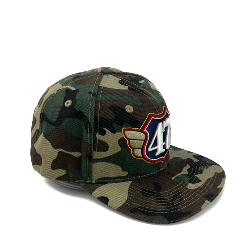 OEM Custom Embroidery Logo Green Snapback Cap High Quality Camouflage Sports Tactical Caps Outdoor Casual Hats
