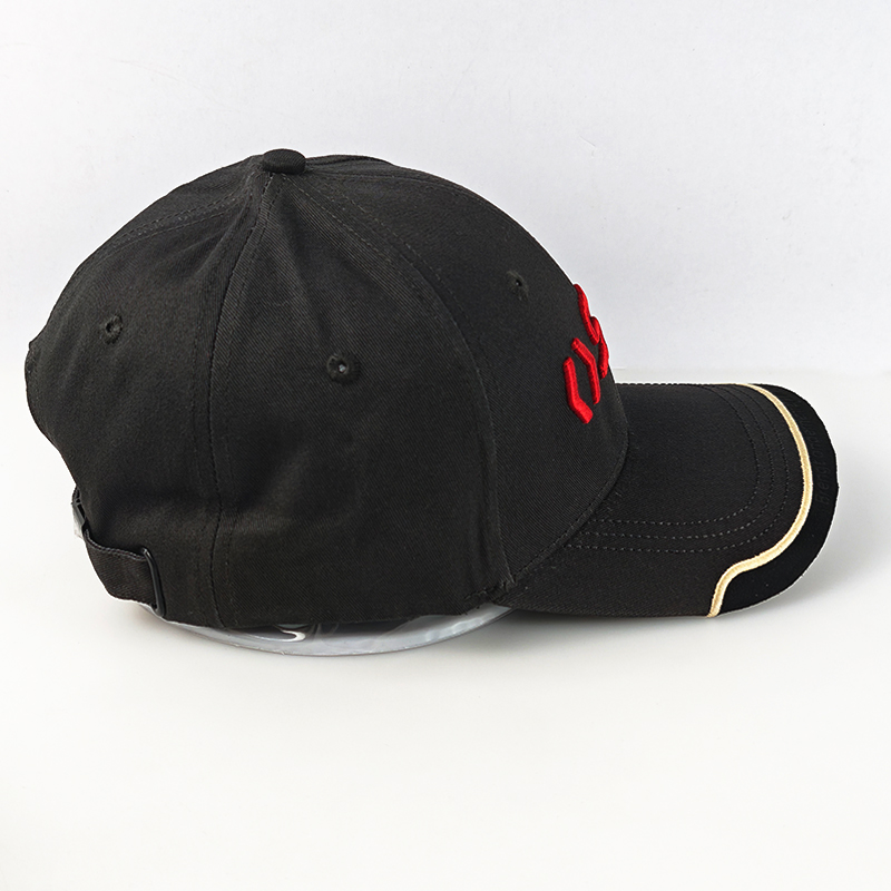 Wholesale Custom 3D Embroidered Logo Baseball Cap Men Cotton Twill Sports Hats Curved Brim Dad Hat 