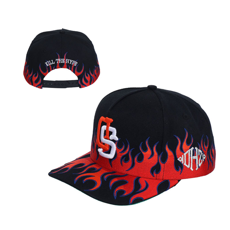 Custom Wholesale Embroidery Printed Snapback Cap Adjustable Fit Baseball Hat Cap Hip Hop Sports Gorras