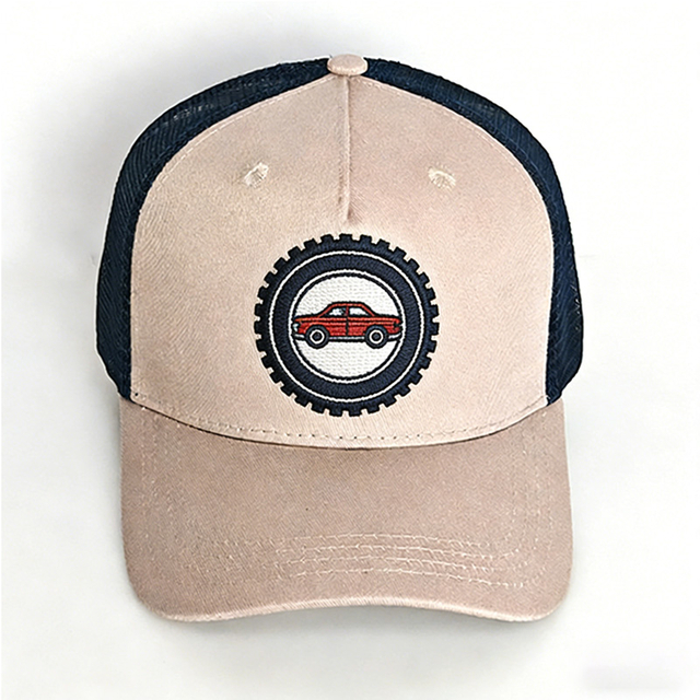 High Quality Custom Embroidered 5 Panel Mesh Trucker Hat Unisex Outdoor Sports Baseball Cap for Women Men