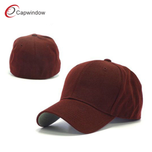 Wholesale Flexible Polyester Fitted Baseball Cap Custom 6 Panel Plain Sports Caps Promotional Gift Hat