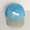 High Quality Contrast Color Corduroy Trucker Cap Custom Logo Embroidery Baseball Hat Unisex Fashion Breathable Hats