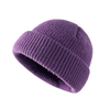 Custom Color Soft Warm Knit Hat Promotional Short Stretchable Flexible Winter Hats Fashion Outdoor Beanie Hat