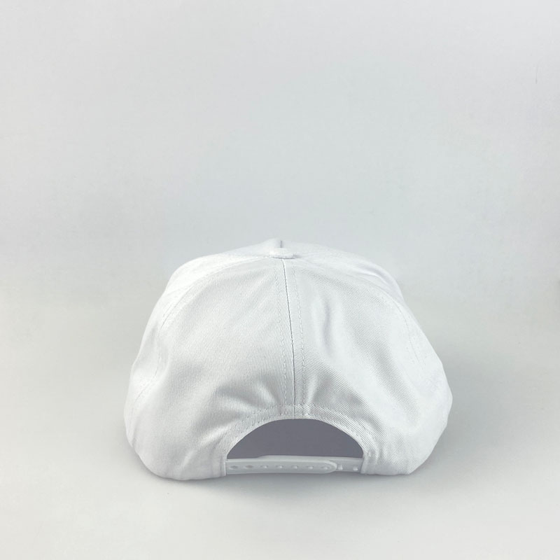 Wholesale Blank White 5 Panel Snapback Cap Custom Color Solid Golf Hat Classic Sport Flat Brim Caps