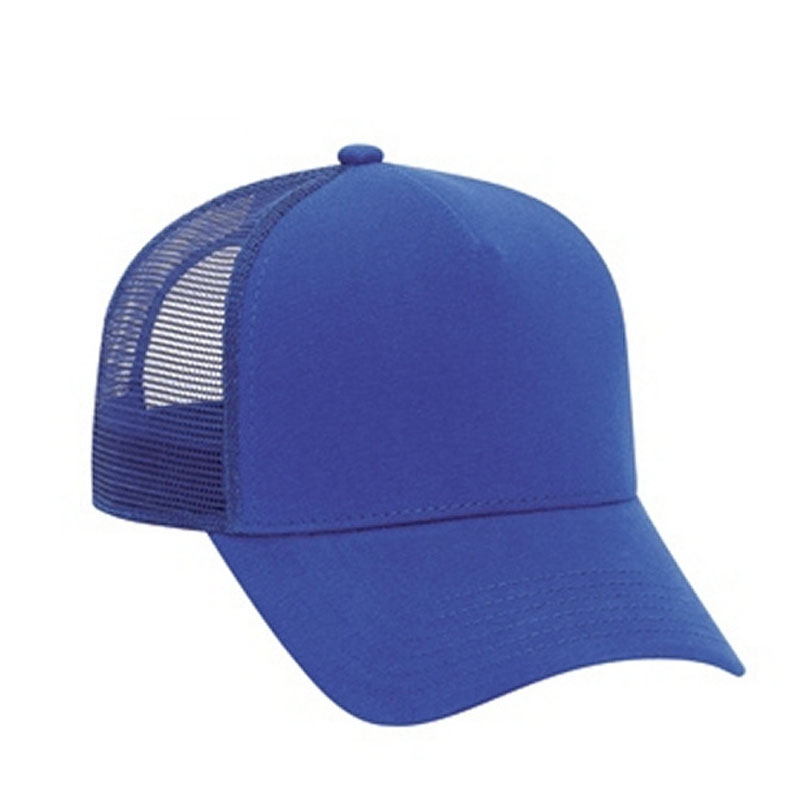 Custom New Designed Summer Trucker Cap Simple Fashion Mesh 5 Panel Baseball Cap Hat for Outdoor Sports