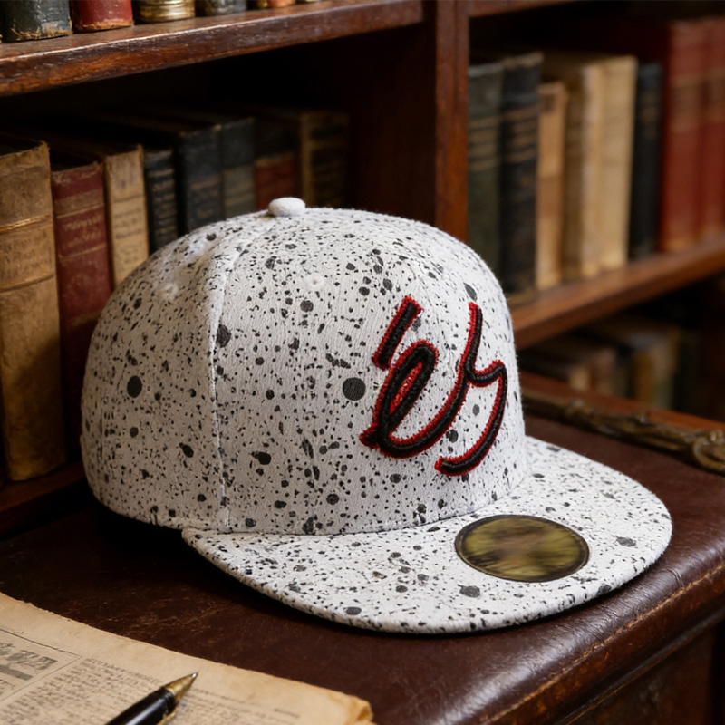 Custom High Quality Printing and Embroider Snapback Cap Fashion Leisure Caps Doodle Flat Brim Baseball Hat