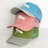 High Quality Contrast Color Corduroy Trucker Cap Custom Logo Embroidery Baseball Hat Unisex Fashion Breathable Hats