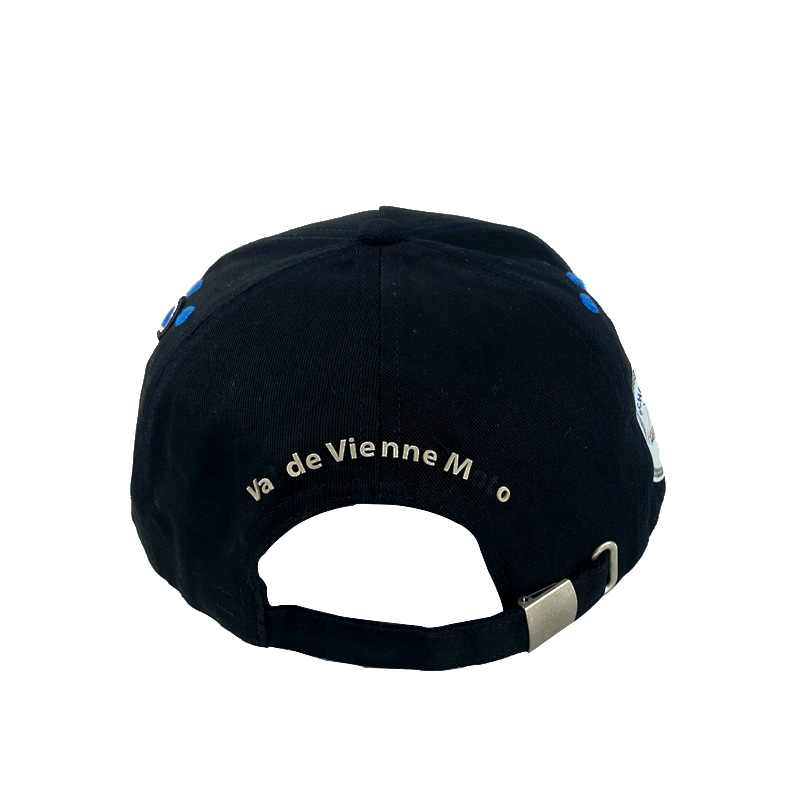 Custom Logo Blue And White Embroidery Snapback Cap Simple Outdoor Sports Flat Brim Hat Fashion Casual Gorras