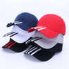 Custom Black And White Striped Baseball Cap High Quality Simple And Casual Fashion Sports Golf Hat
