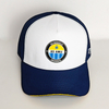 Custom Rubber Patch 5 Panel Waterproof Baseball Cap Laser Cut Hole Breathable Hat Leisure Sports Caps