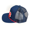High Quality Cotton And Polyester Trucker Cap Custom 5 Panel Embroidery Patch Rope Flat Brim Snapback Hat for Summer Fishing