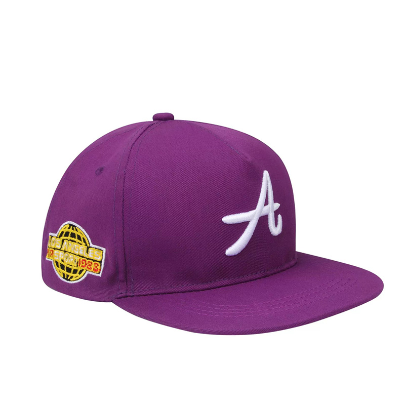 Wholesale 3D Embroidery Adjustable Blue-Red Color Snapback Hat Fashion Hip Hop Sports Caps