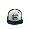 High Quality Fashion Embroidery Two Color Snapback Cap Custom Laser Cut Hole Flexible Fitted Hat Waterproof Breathable 6 Panel Hats