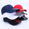 Custom Black And White Striped Baseball Cap High Quality Simple And Casual Fashion Sports Golf Hat