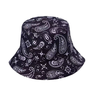 Custom Printed Logo Cotton Sun Protection Bucket Hat Stylish Funny Fisherman Hats