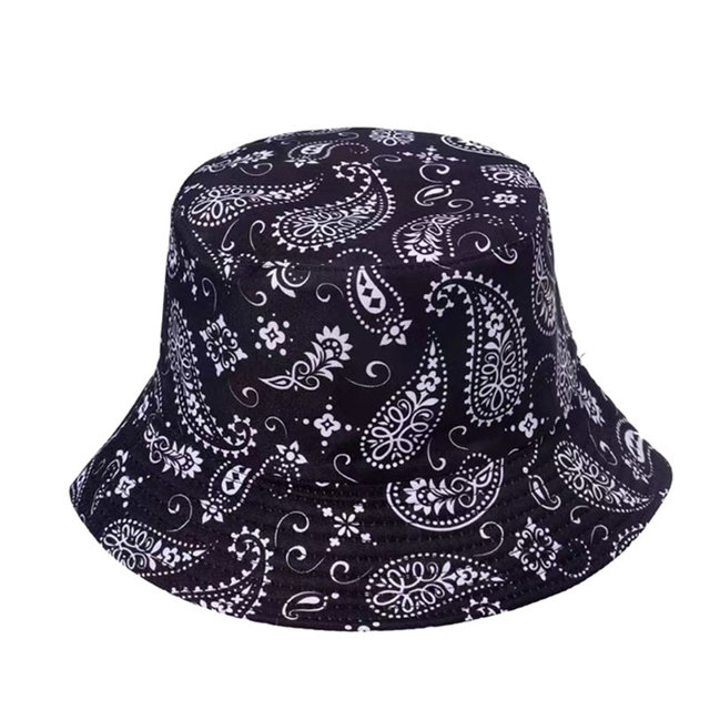 Custom Printed Logo Cotton Sun Protection Bucket Hat Stylish Funny Fisherman Hats