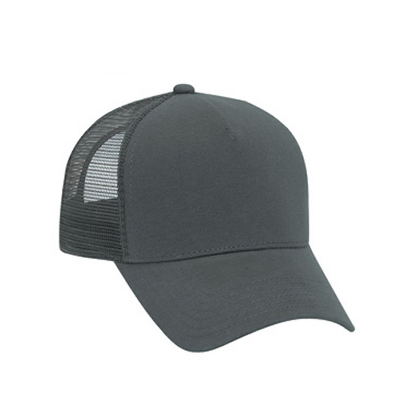 Custom New Designed Summer Trucker Cap Simple Fashion Mesh 5 Panel Baseball Cap Hat for Outdoor Sports