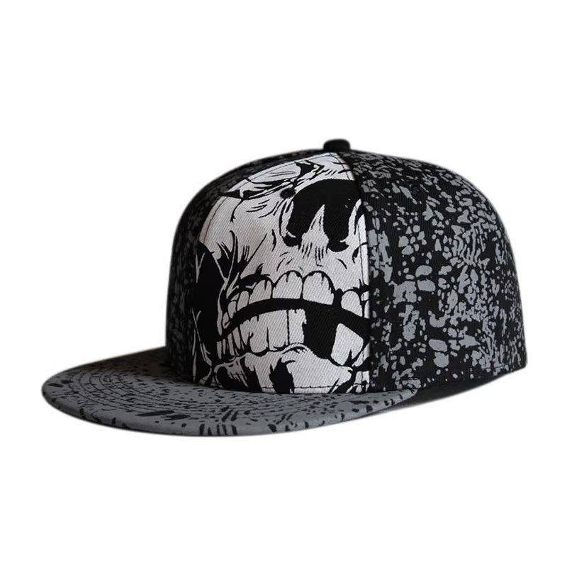 Custom High Quality Printing and Embroider Snapback Cap Fashion Leisure Caps Doodle Flat Brim Baseball Hat