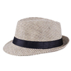 Custom Classic Wide Brim Straw Cap Fashion Vintage Gentleman's Hat Summer Beach Hiking Hats