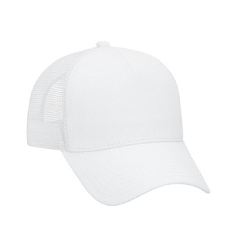 Custom New Designed Summer Trucker Cap Simple Fashion Mesh 5 Panel Baseball Cap Hat for Outdoor Sports