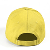High Quality Yellow Washed Cotton Baseball Cap Custom Embroidery Printed Waterproof Sports Caps Fashion Plain Hat
