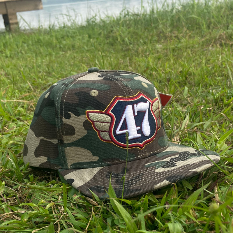 OEM Custom Embroidery Logo Green Snapback Cap High Quality Camouflage Sports Tactical Caps Outdoor Casual Hats