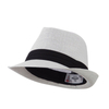 Custom Classic Wide Brim Straw Cap Fashion Vintage Gentleman's Hat Summer Beach Hiking Hats