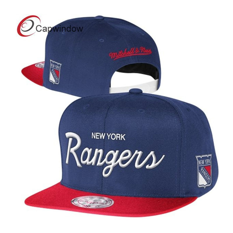 New Custom Wholesale Sports Snapback Cap Red Fashion Embroidery Baseball Caps Outdoor Hip Hop Hat