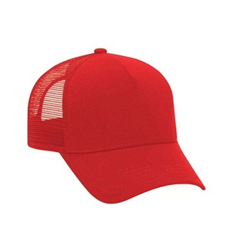 Custom New Designed Summer Trucker Cap Simple Fashion Mesh 5 Panel Baseball Cap Hat for Outdoor Sports
