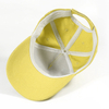 High Quality Yellow Washed Cotton Baseball Cap Custom Embroidery Printed Waterproof Sports Caps Fashion Plain Hat