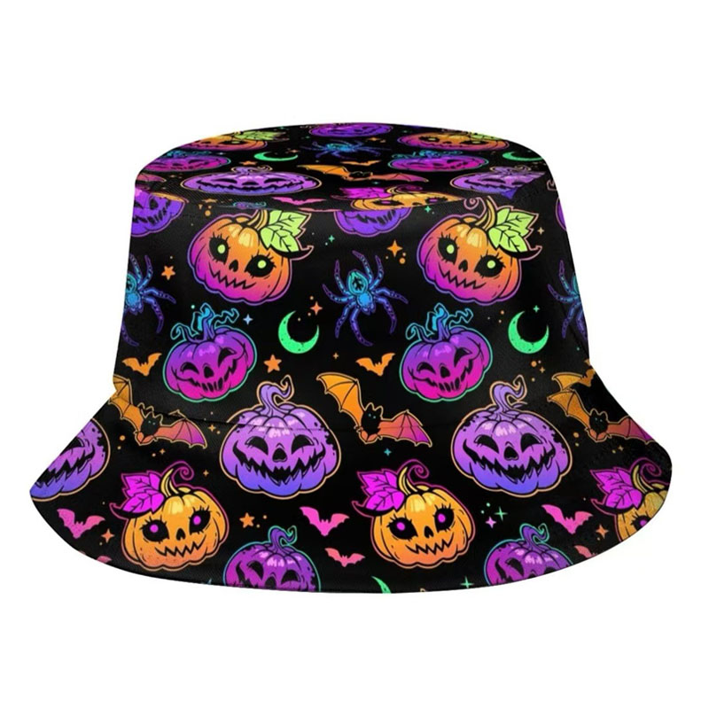 Custom Printed Logo Cotton Sun Protection Bucket Hat Stylish Funny Fisherman Hats