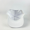 Wholesale Blank White 5 Panel Snapback Cap Custom Color Solid Golf Hat Classic Sport Flat Brim Caps