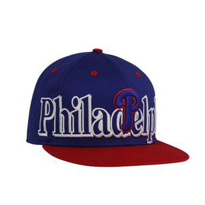 Wholesale 3D Embroidery Adjustable Blue-Red Color Snapback Hat Fashion Hip Hop Sports Caps