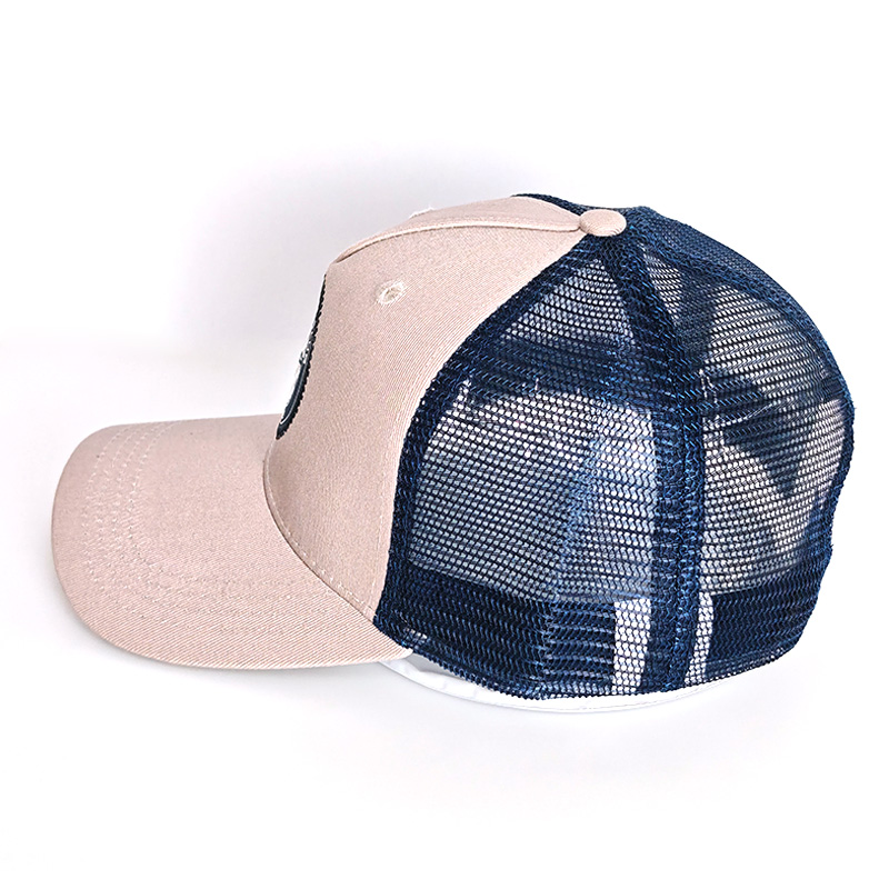 High Quality Custom Embroidered 5 Panel Mesh Trucker Hat Unisex Outdoor Sports Baseball Cap for Women Men
