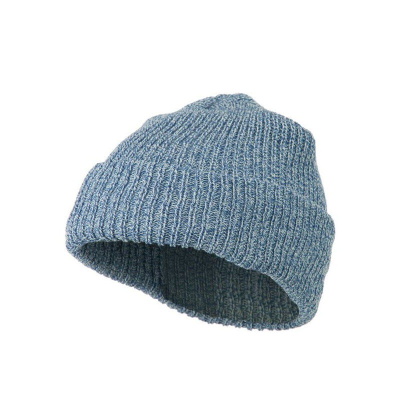 Custom Color Soft Warm Knit Hat Promotional Short Stretchable Flexible Winter Hats Fashion Outdoor Beanie Hat