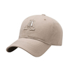 Custom Letter Logo Brown Baseball Cap High Quality Summer Soft Cotton Hat Fashion Casual Travel Caps