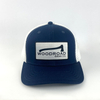 High Quality 6 Panel Woven Patch Trucker Hat Custom Logo Breathable Mesh Snapback Cap for Outdoor Sports