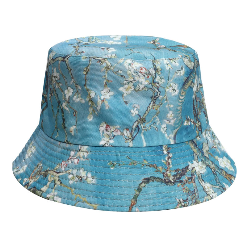 Custom New Printed Design Vintage Bucket Hat Summer Fashion Sports Beach Cap