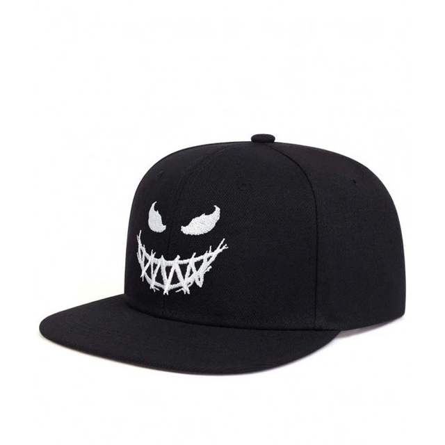Custom Funny Embroidery Youth Street Snapback Cap Fashion Trend Hip Hop Flat Brim Hat