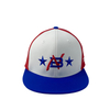 Factory Custom Fashion Embroidery Contrast Color Snapback Hat Breathable Flexible Fit Outdoor Cap