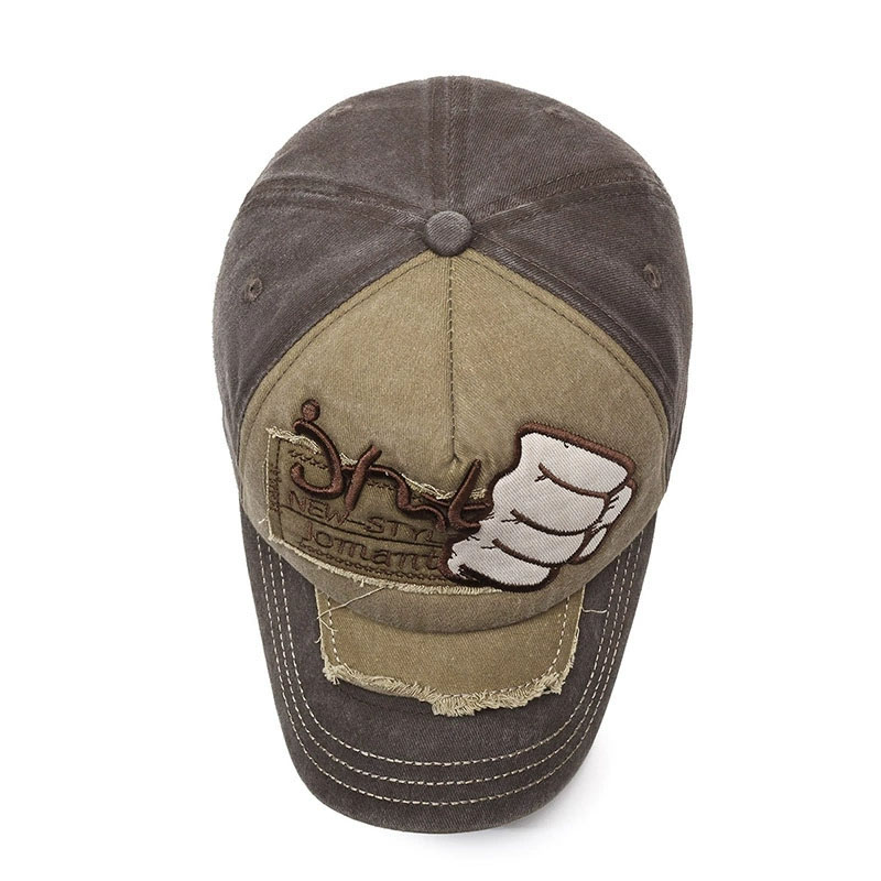 New Popular Wash Denim Baseball Cap Hat Custom Embroidery Patch Fashion Sports Adults Caps