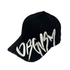 Brand Custom 6 Panel Embroidery Black Baseball Cap Men Street Skateboard Sports Dad Hat