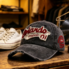 Custom Embroidery Patch Unisex Wash Baseball Cap Casual Sport Fashion Trendy Denim Hat