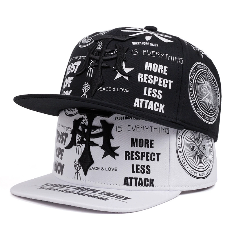 Manufacturer Wholesale Fashion Embroidery Snapback Cap 6 Panel Unisex Street Hip Hop Youth Hat