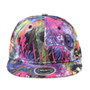 Wholesale Doodle-Printed Stylish Hip-Hop Snapback Cap Custom Trend Street Sport Flat Brim Hat